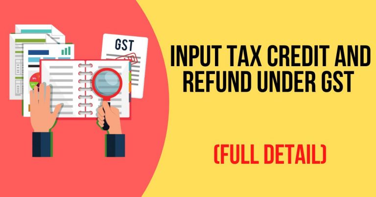 Input Tax Credit (ITC) and Refund under GST - Invgear